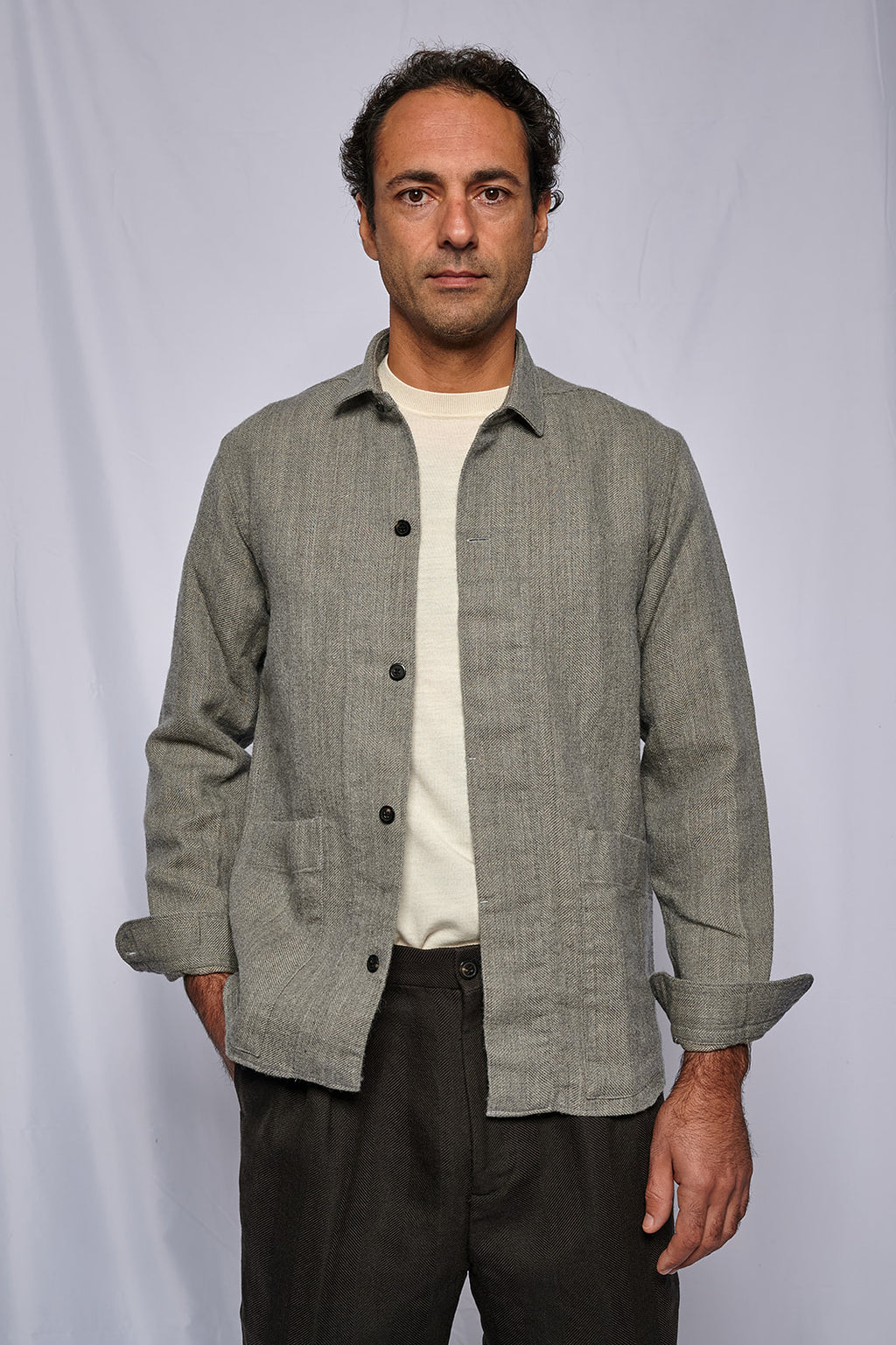 KIMI hemp wool cotton gray 2232