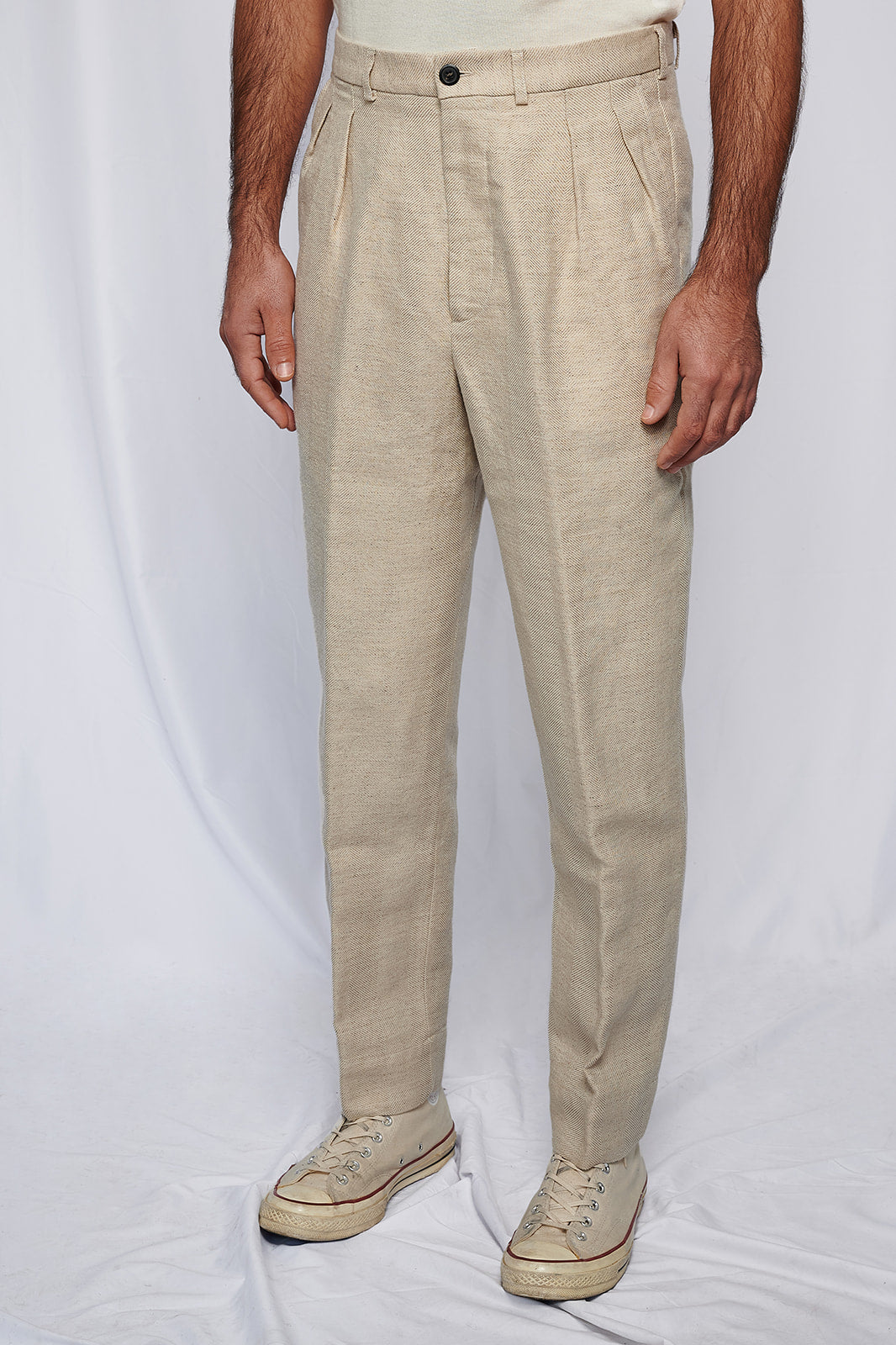 LUCIO canapa lana cotone pietra 2230
