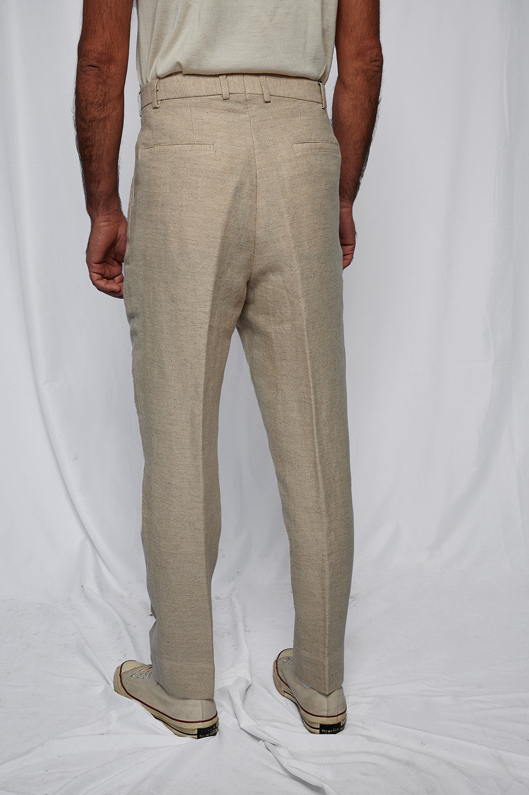 LUCIO canapa lana cotone pietra 2230