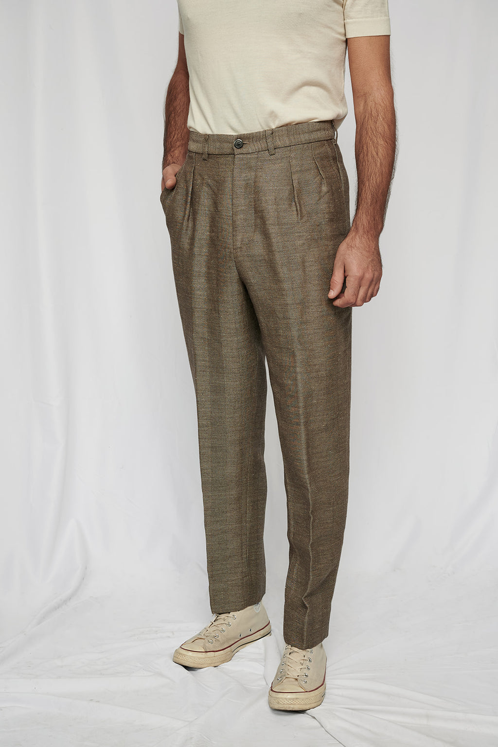 LUCIO hemp wool cotton taupe 2231