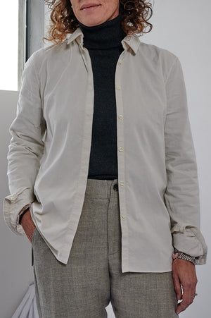 Camicia donna VITTI velluto a coste super morbido burro