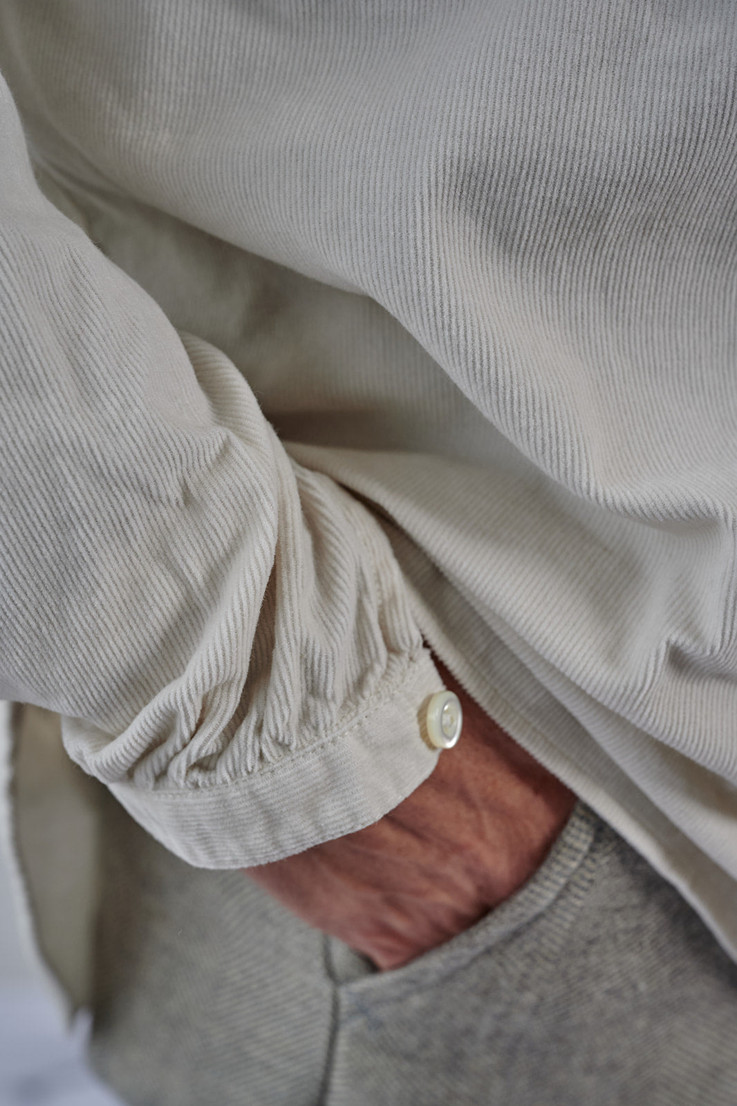 Camicia donna VITTI velluto a coste super morbido burro