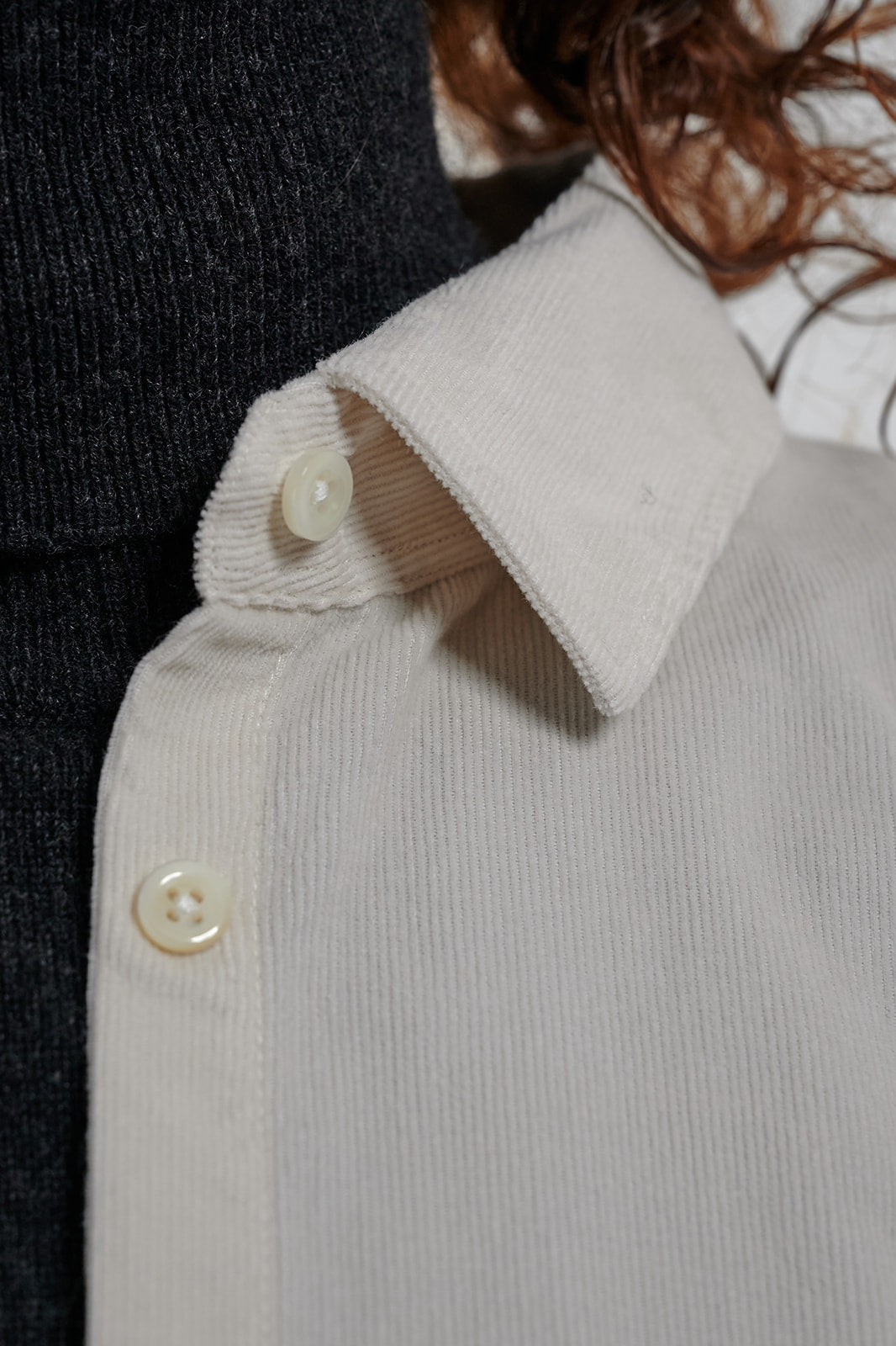 Camicia donna VITTI velluto a coste super morbido burro