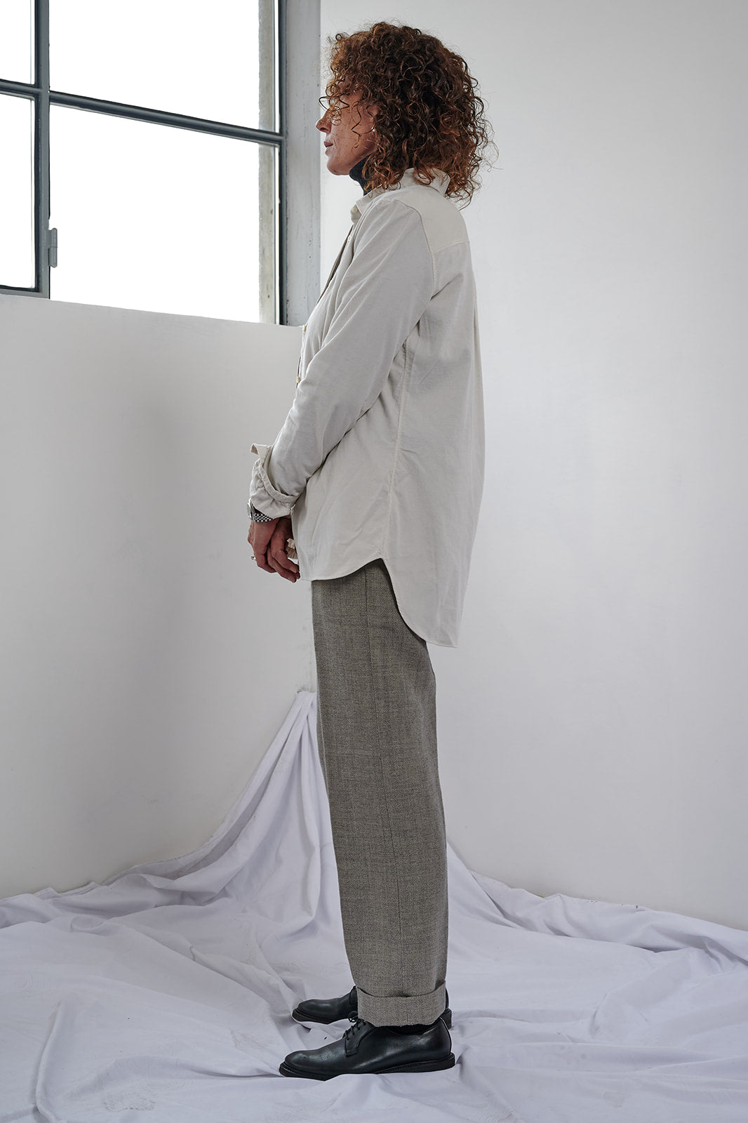 Camicia donna VITTI velluto a coste super morbido burro