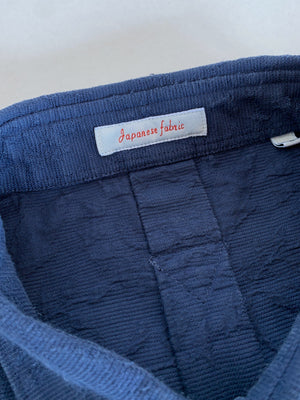 KIMI slowjacket DYED JACQUARD FLOWER evening blue 1138