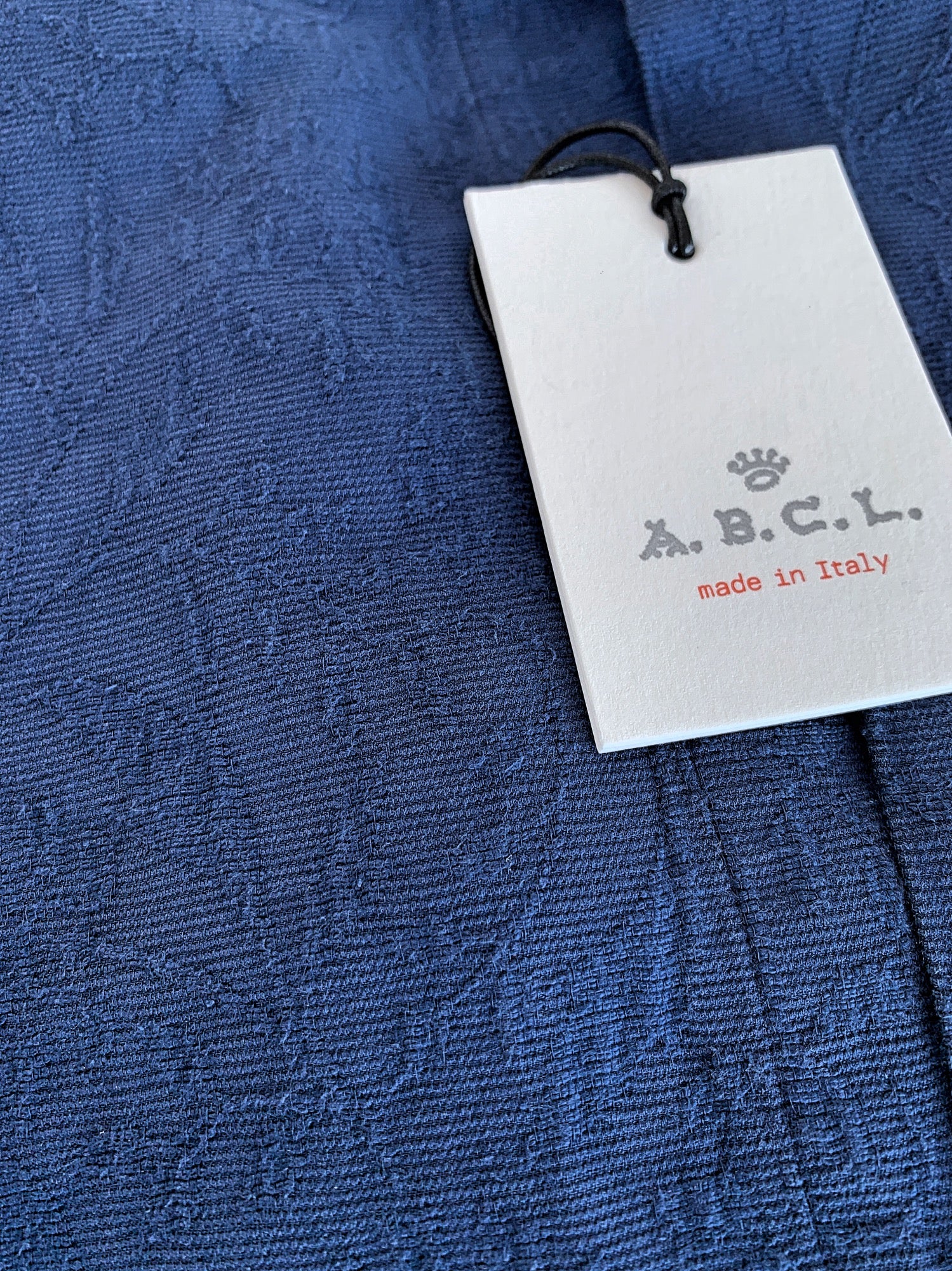 KIMI slowjacket DYED JACQUARD FLOWER evening blue 1138