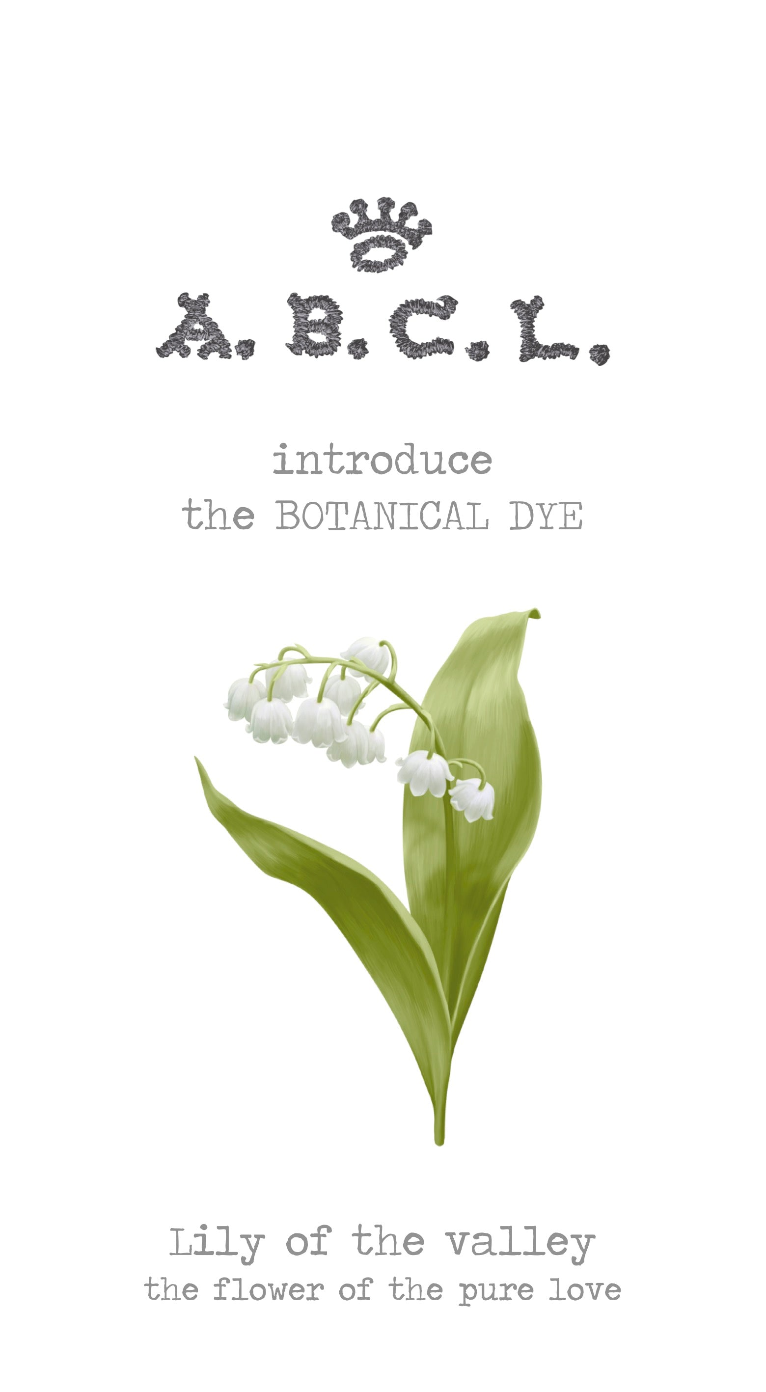 STUDIO botanical dye lily of the valley 2128